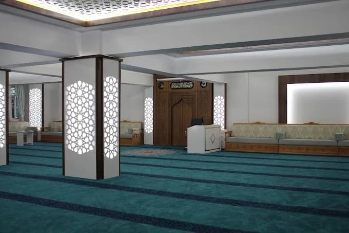 Didar mescit salonu mimari görünümü